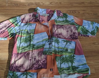 Tommy Bahama shirt  Silk Button Down Medium M