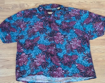 Camisa hawaiana con botones Tommy Bahama, talla 2XB