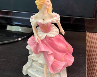 Vintage Franklin Mint Fine Porcelain Cinderella Figurine - Etsy