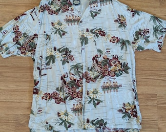 Koszula Tommy Bahama z guzikami na hawajskim guziku, rozmiar XL