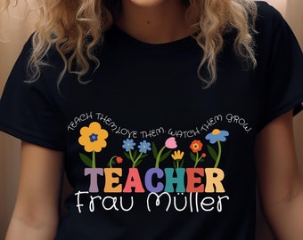 T-Shirt Teacher Gift Personalization Graduation Gift Study Teaching Traineeship Trainee Teacher English Elementary School
