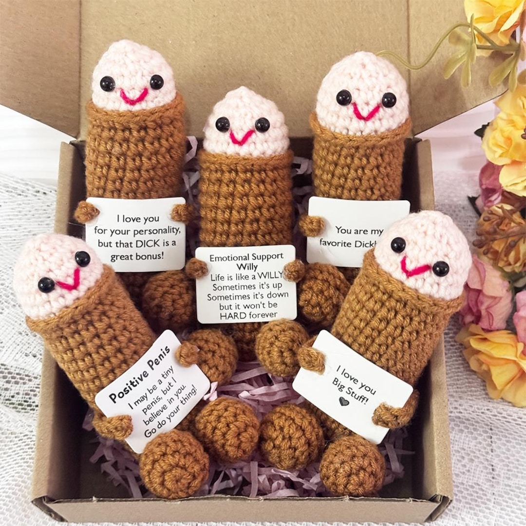 Funny Crochetcrochet Willy positiveemotional Support
