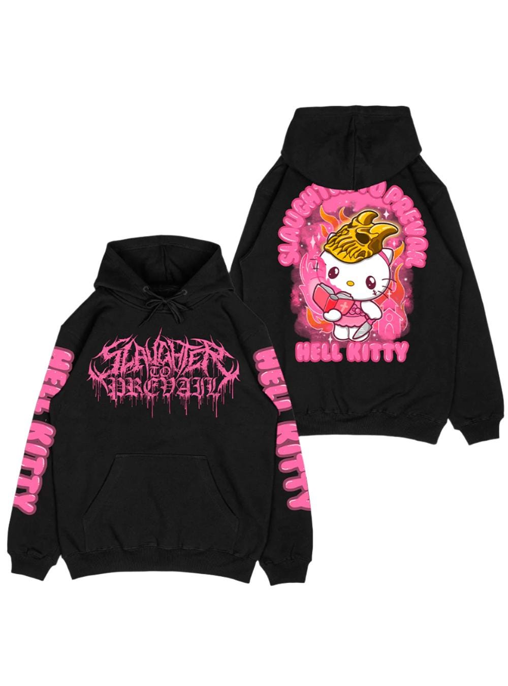 Official Slaughter to Prevail- Hell Kitty Hoodie - Etsy