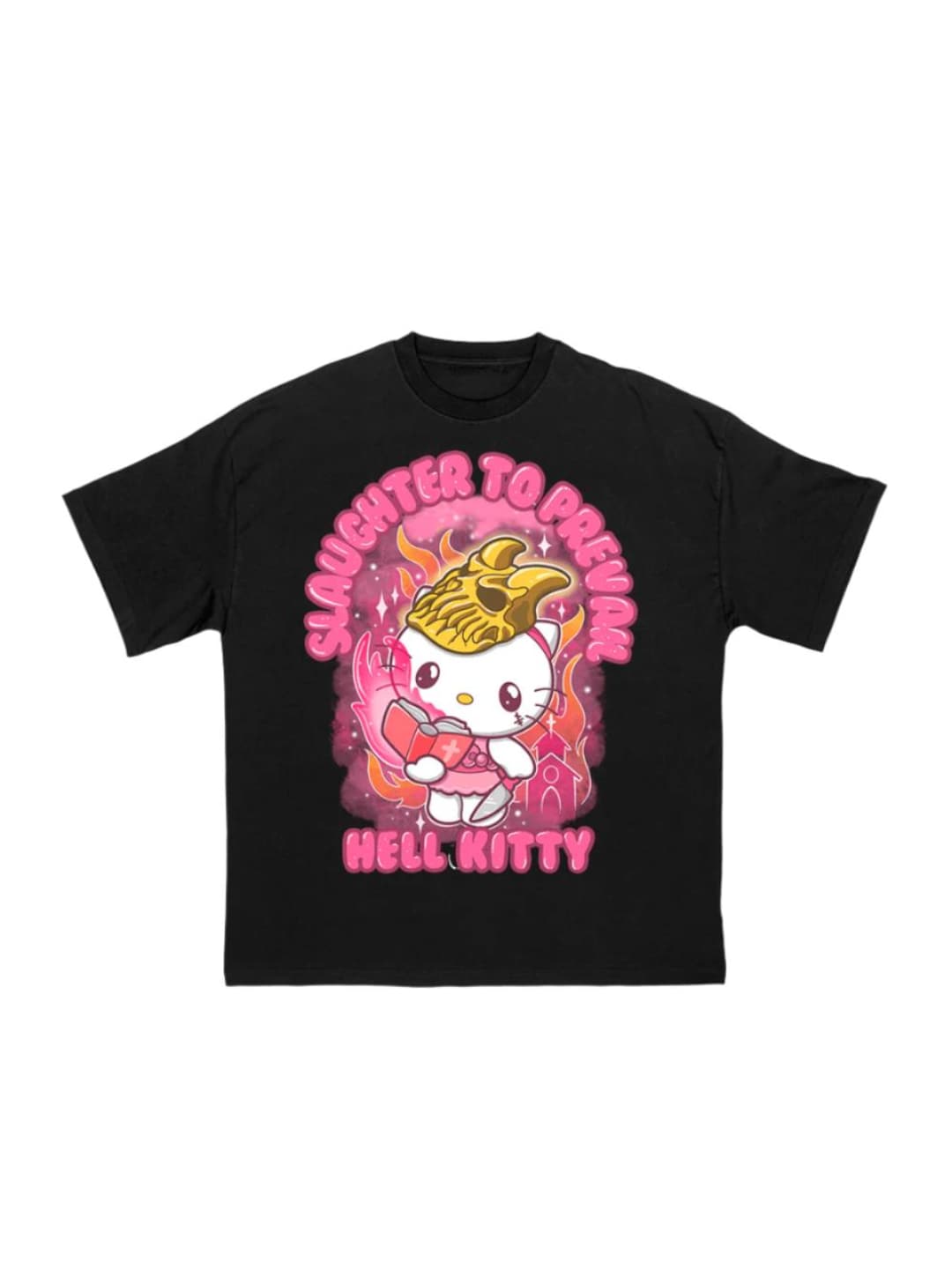 最先端 - Prevail to Slaughter Official Hell Etsy - T-shirt - Kitty ミュージシャン
