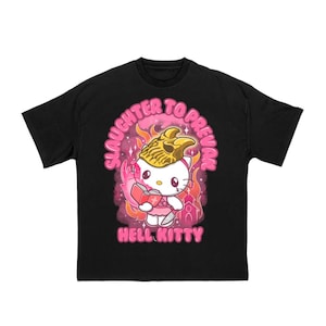 ミュージシャン Slaughter To Prevail - Hell Kitty White Official Slaughter to Prevail - Hell Kitty - T-shirt - Etsy