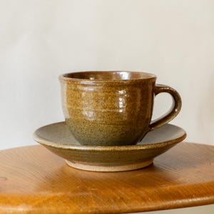 Studio Pottery - Mug and saucer