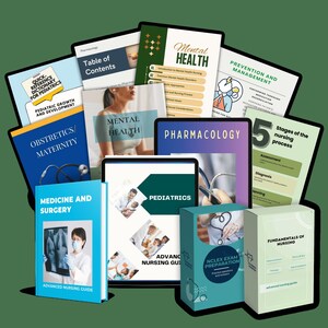 Nursing school notes PDF for study sessions, Nursing clinical guide PDF , Nursing student, Digital nursing bundle, nursing exam prep guides