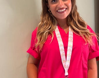 Rainbow Badge Holder-ambulatorio.creations