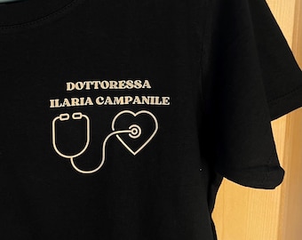Custom Doctor T-Shirt-ambulatorio.creazioni