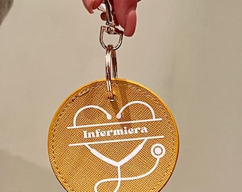 KEY RING WITH PROFESSION-ambulatorio.creazioni