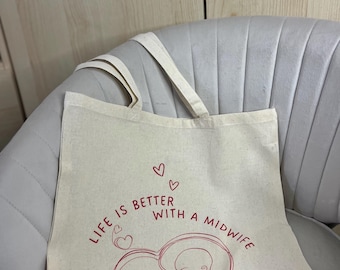 Midwife 2 variants - Shopper for work - ambulatorio.creazioni