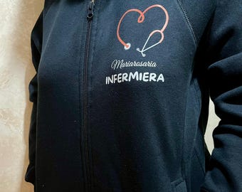 HEART PHONENDOSCOPE sweatshirt - clinic.creations