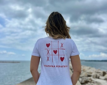 TRIS OF HEARTS - Personalized T shirt - clinic.creations