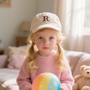 Custom Logo Text Kid Baseball Cap, Embroidered Kids Hat, Personalized Hat, Children&#39;s Hat, Baby Hat,Birthday Christmas Gift,Suitable 52-56cm