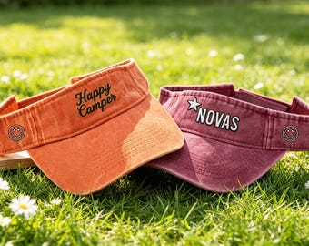 Gift for Summer Season,Custom Embroidered Visor,Personalized Womens Visor Beach Vacation Sun Hat ,Pickleball Visor Golf Visor Sports
