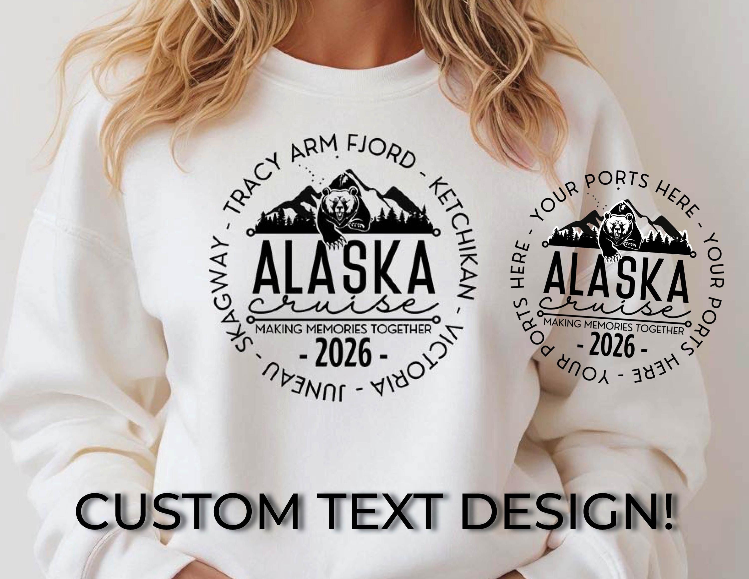 Crociera in Alaska 2025-2026 PNG SVG, Crociera in famiglia personalizzata in Alaska, Design a sublimazione per crociere, Crociera in famiglia in Alaska 2025