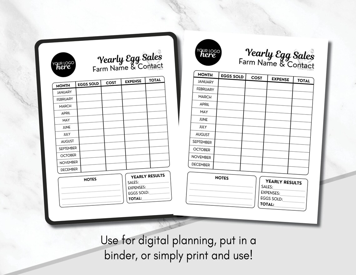 Log Label Editable Chicken Egg Tracker Log Labels Hatching Order Sales Form ...