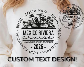 Mexico Cruise 2026 2027 PNG, Personalized Custom Mexico Tropical Family Cruise Vacation, Cruise Sublimation Design, Family Caribbean Cruise