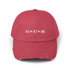 President Trump 45 47 48 Distressed Cap Design, MAGA Baseball Hat, Republican Headwear, Gift for Him/Her, Father&#39;s Day Gift