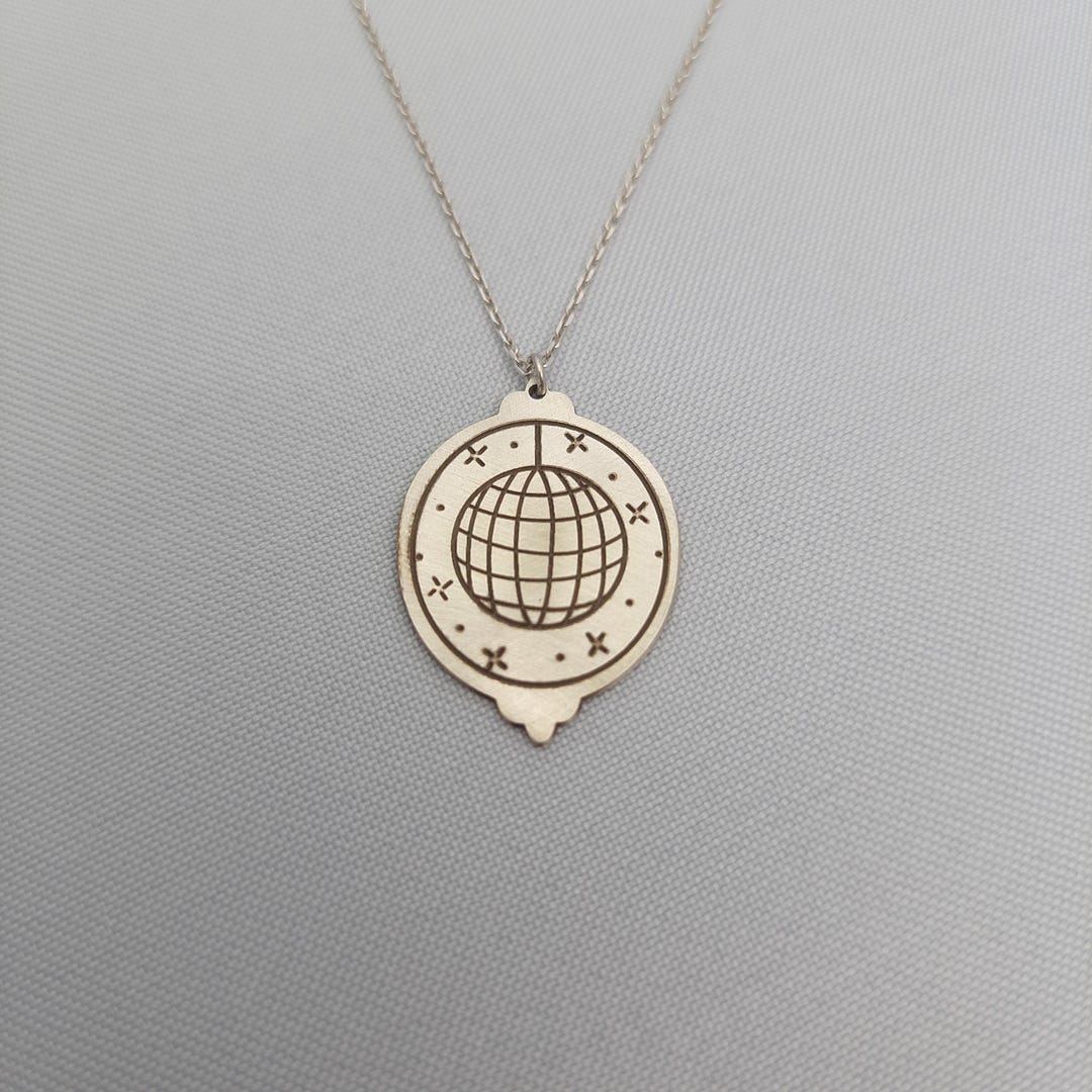 Gold + Silver Disco Shaker Necklace main image 0