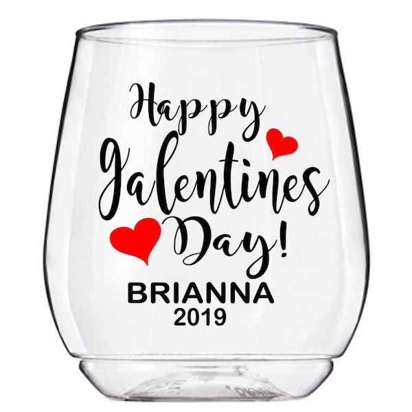 Galentine's day Wine Glass Decals, Novelty Valentines Day Decal, Friends Valentine's day Wine Glass Decal, Glasses NOT Included