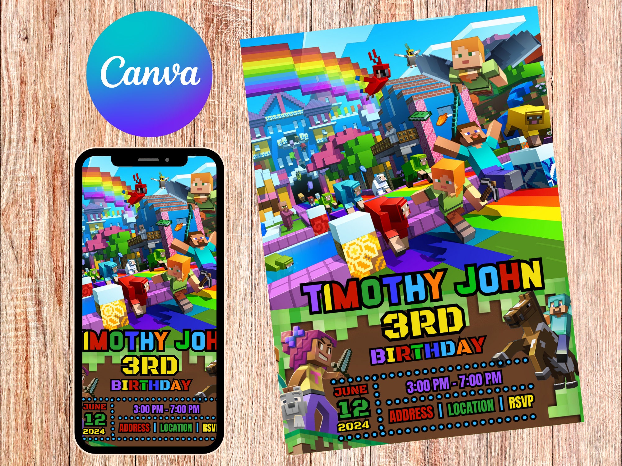 Editable Minecraft Invite + Bonus