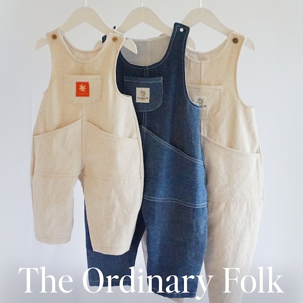 Billie Overalls Schnittmuster: Anfänger freundliche Baby und Kinder Latzhose (Digitaler Download)