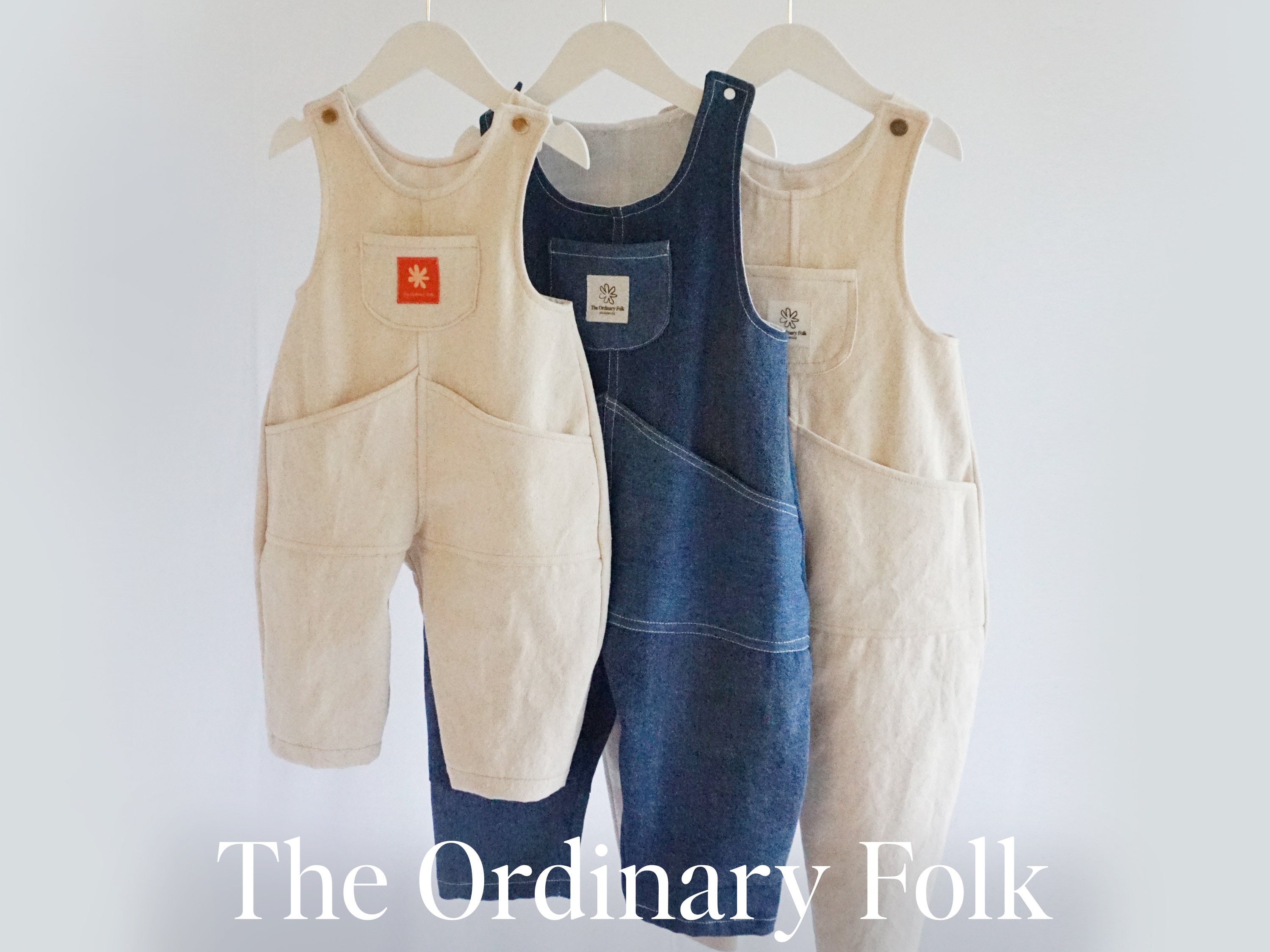 Billie Overalls Sewing Pattern: Beginner Friendly Baby and Kids