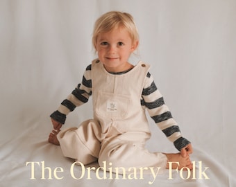 Billie Overalls Sewing Pattern: Beginner Friendly, Newborn to 7 Years (Digital Download)