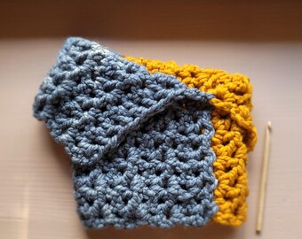 STORM Chunky Cowl Collar. 5058. Cottage Crochet. Handmade in England.