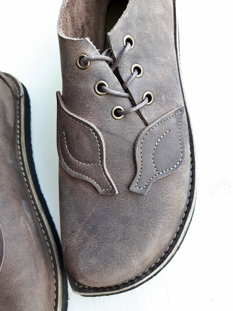 UK 6 POD Boot #3785 Fairy leather boots ultimate barefoot comfort coffee mist pointy toe