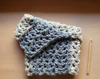 STORM Chunky Cowl Collar. 5056. Cottage Crochet. Handmade in England.