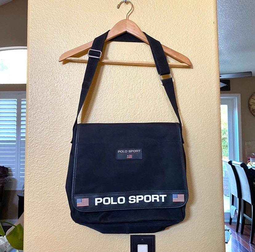 Vintage Polo Sport Ralph Lauren Messenger Cross Body Shoulder Bag