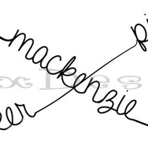 Custom Infinity Tattoo Design with Personalization | Etsy