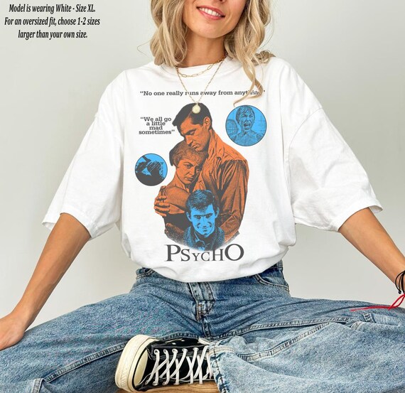 Retro Psycho 1960 Shirt -alfred Hitchcock Shirt,retro Movie Shirt 