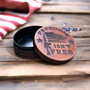 Saddleback Can | Snus Container | Saddle Leather Container for Zyn | Pouches | Zyn Holder | Gift for Him