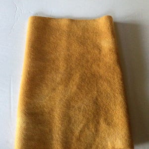 Hand Dyed Rug Hooking Wool Antique Gold 9” x  18”