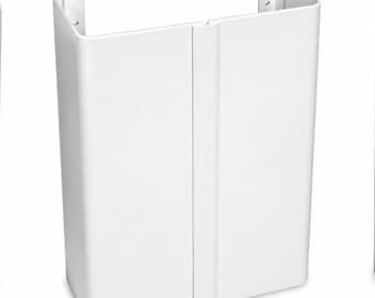 Hanicks Boiler Pipe Cover Box White uPVC 500x400mm HAN-BB1 HAN-BB2 HAN-BB3 – 75mm 150mm 200mm Depth Options