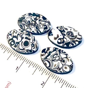 Handmade Polymer Clay Beads Artisan Earring Jewelry Components image 4