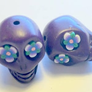 Sugar Skull Beads Tierracast Antique Copper 10mm Big Hole Beads, Large  Hole, Qty 4, Rose Skulls Viva Mexicana, Day of the Dead Jewelry 