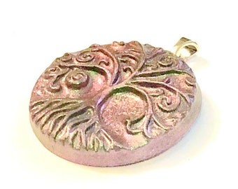 Tree of Life Necklace Handmade Polymer Clay Miracle Tree Pendant Yggdrasil Necklace