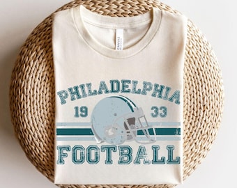 Distressed Philadelphia Football Shirt Eagles Football Crewneck Retro Eagles Shirt Gift for Philadelphia Eagles Football Fan Gift Game Day