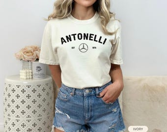 Andrea Antonelli Motor Sport Shirt  Comfort Colors  Gift for Her