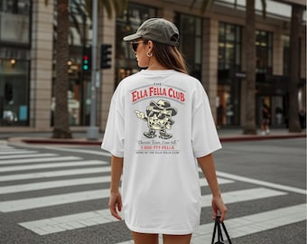 Ella's Fellas Club Graphic Tshirt, Gift for Her, Western Shirt, Country Concert Tshirt, Trendy Shirt, Retro Western Tshirt, Cowboy Tee
