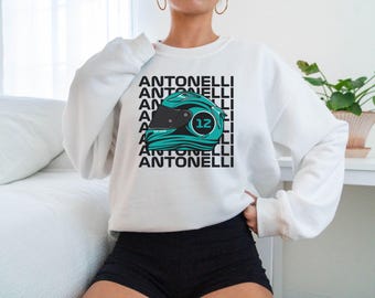 Andrea Antonelli Motor Sport Sweatshirt  Racing Car Racing Apparel  Stylish Antonelli Motor Sport Sweater
