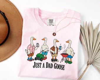 Camiseta de papá ganso, camiseta divertida de papá ganso, colores cómodos, regalo del Día del Padre para papá, camiseta gráfica de papá ganso gracioso, atuendo sarcástico para papá
