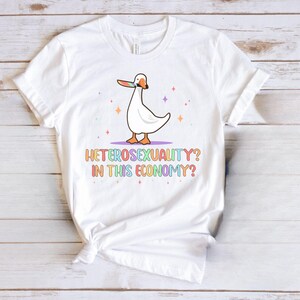 Heterosexuality In This Economy Shirt, Pride Shirt, LGBTQ Shirt, Lesbian Shirt, Pride Peace Shirt, Gay Shirt, Proud Mom Shirt, Pride Gift