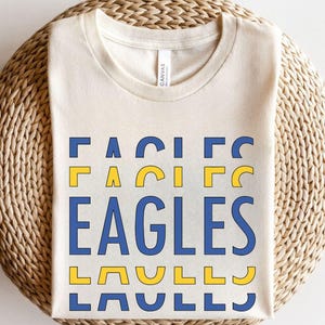 Custom Mascot Shirt, School Team Shirt, Team Mascot Tshirt, School Spirit Shirt, Personalized School Shirt, Matching Team Shirts