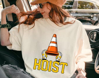 HOIST The Traffic Cone Tee, Comfort Colors, Funny Pittsburgh Baseball Tee, Pittsburgh Baseball Meme Tshirt, HOIST Meme Traffic Cone Tshirt