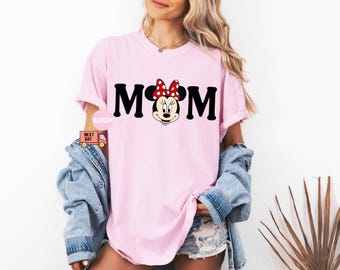 Mother's Day Tshirt, Disney Minnie Mom and Dad Tee, Disney Family Couple Trip Tee, Comfort Colors, Mickey Dad Tshirt, Grammy Grandpa
